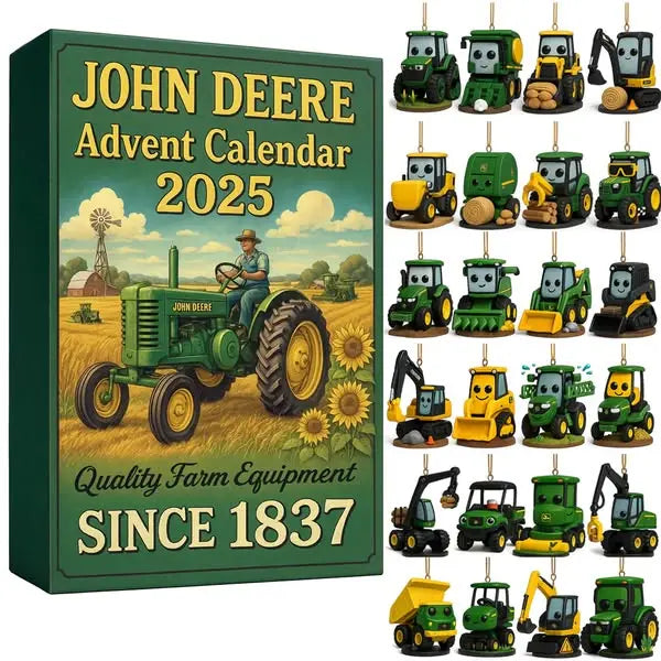 🎁🎁24 dní *Adventný kalendár John Deere