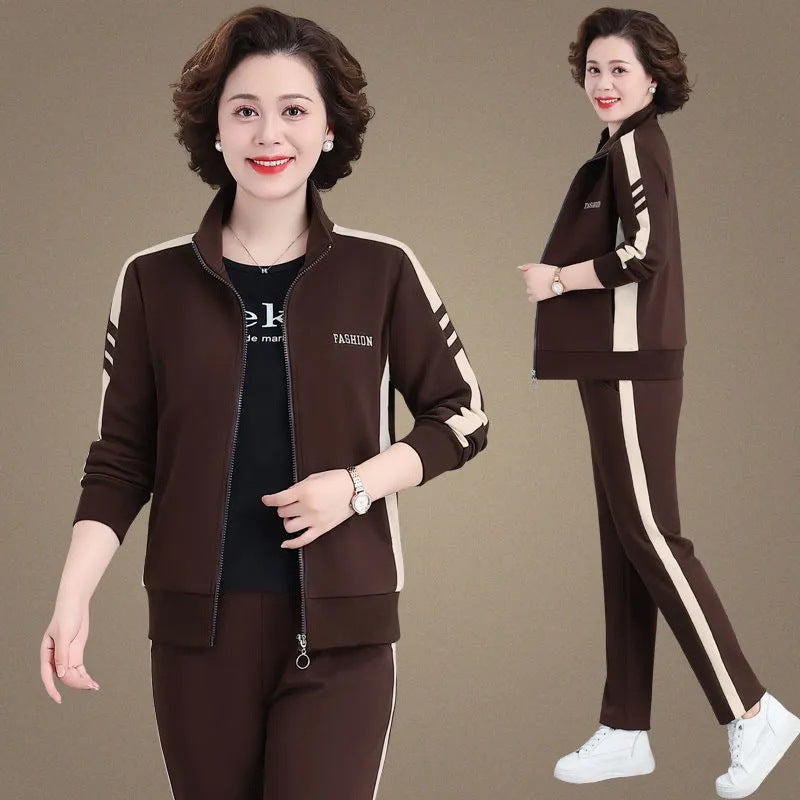 š„ćReducere de 50%ćš„ćM-5XLććJachetÄ + Pantalonićš Set sport casual nou de toamnÄ, mÄrime mare