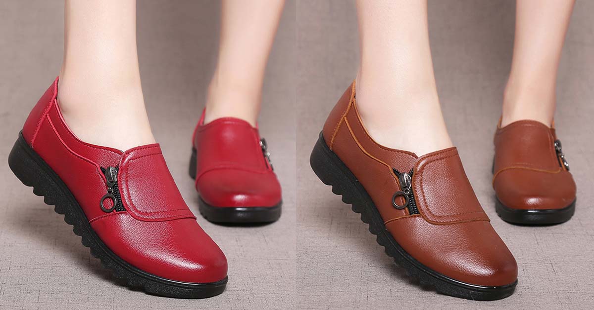 🔥🔥【35–41】Zapatos de piel de vaca genuina – Cómodos, duraderos y con suela antideslizante