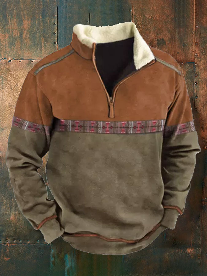 👕【35% POPUST】【S-4XL】2025 Jesensko-zimski muški moderan, topli džemper s dugim rukavom i 3D printom