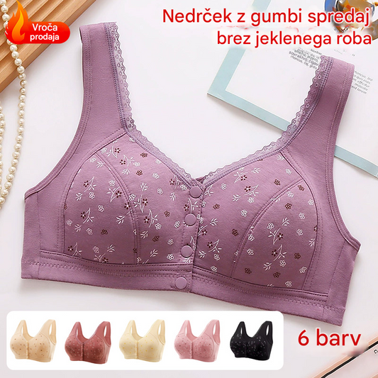 🔥【5-delni komplet — 50 % popust】🔥 Tanek, zračen, brezšivni modrček brez kosti