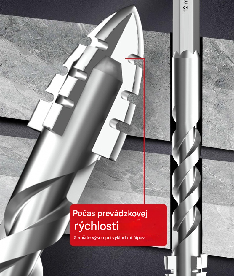 🥇【3+4+5+6+8+10+12+14+16 mm】Excentrický vrták 7. generácie vyrobený zo super tvrdej volfrámovej ocele so zúbkovanou hranou