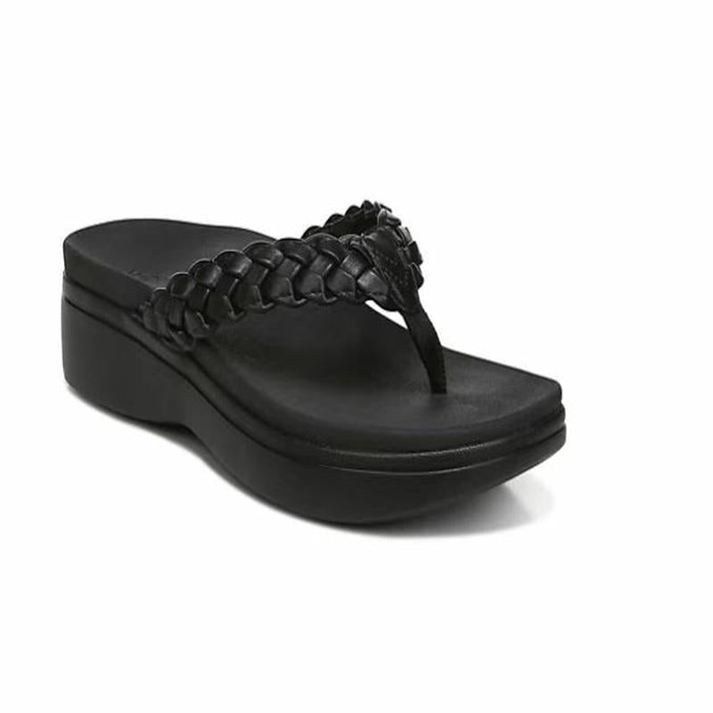 💞【50 % popust】【36-44】Modni japonki z debelim podplatom, ki povečajo višino