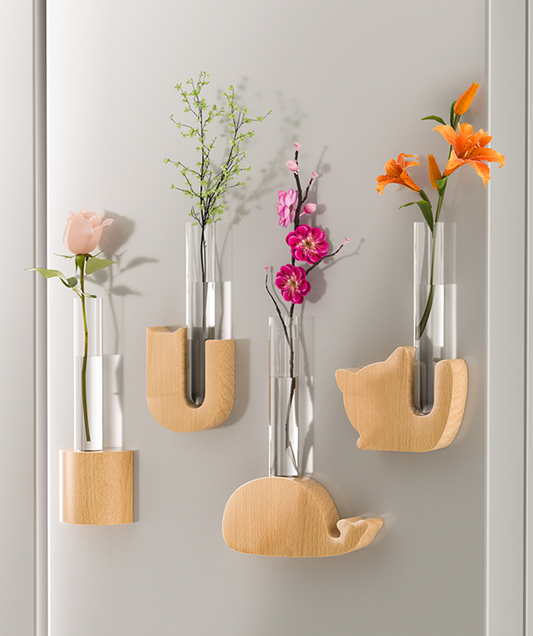 🔥【Kupite 2, dobite 2】Kreativni magnetni magnet za hladilnik, vaza iz steklene epruvete