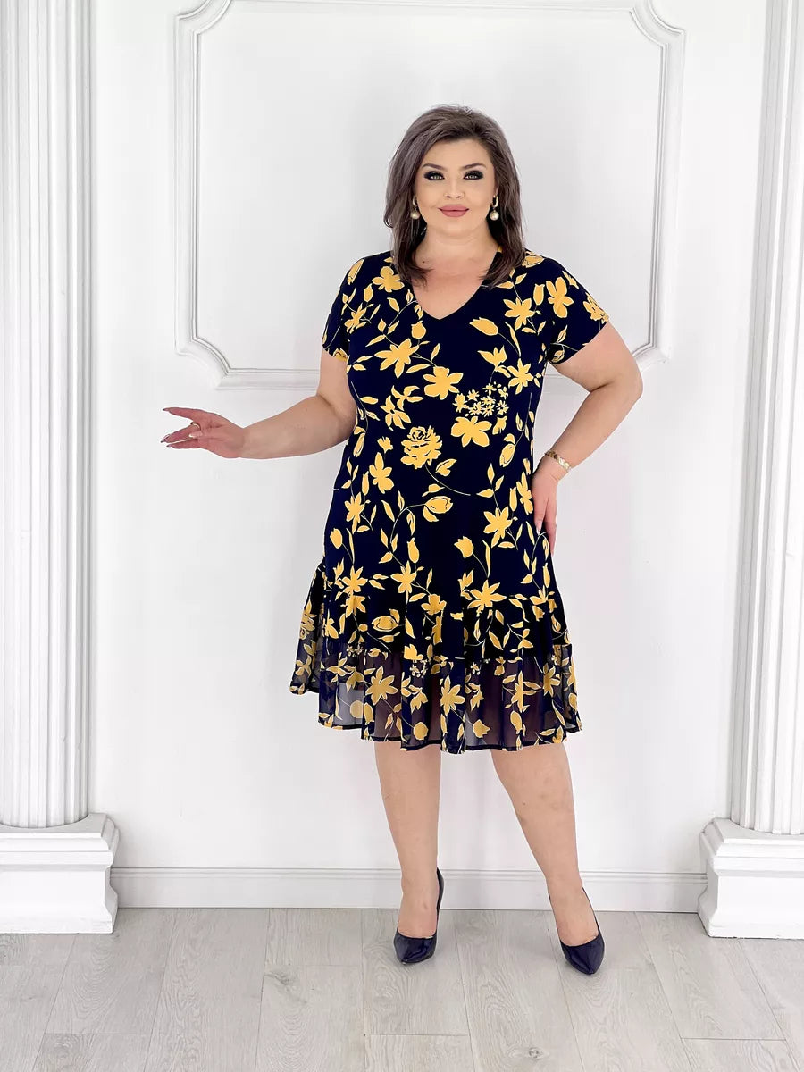 💙🌸【S-5XL】Vysoce kvalitní, pohodlné a módní šaty