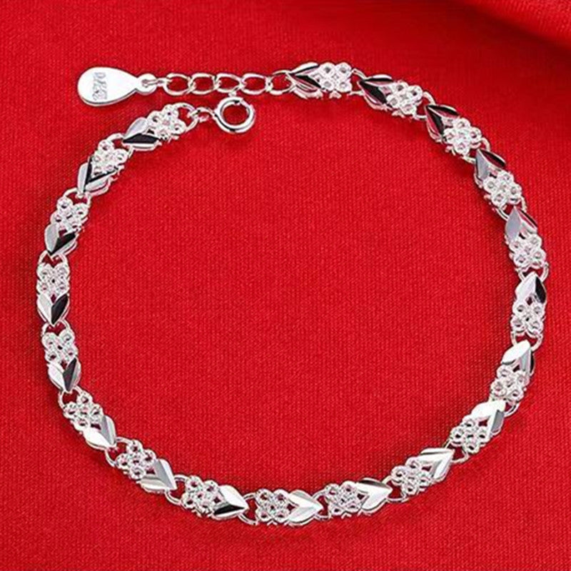 ššćKupite eno, dobite eno brezplaÄnoćššLjubite novo modno zapestnico s Å”tiriperesno deteljico iz srebra 925 Å”terlinga za ženske