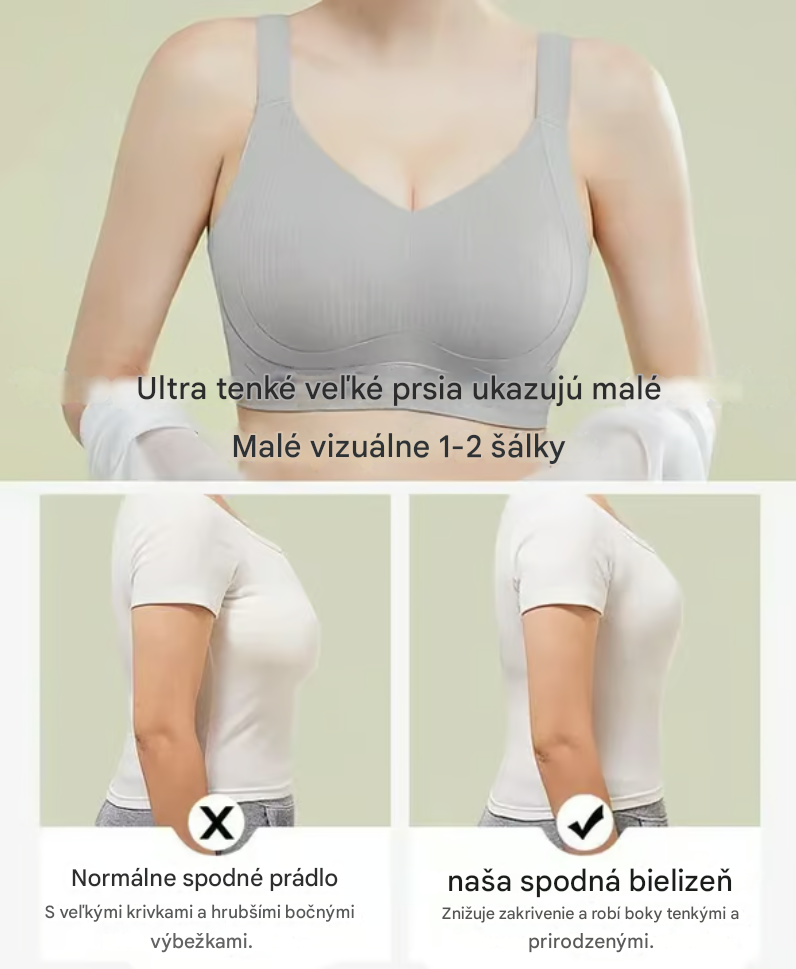 ❤️【40-95 kg】😘【Balenie 4】Veliki brezšivni modrček za ženske, udoben za nošenje