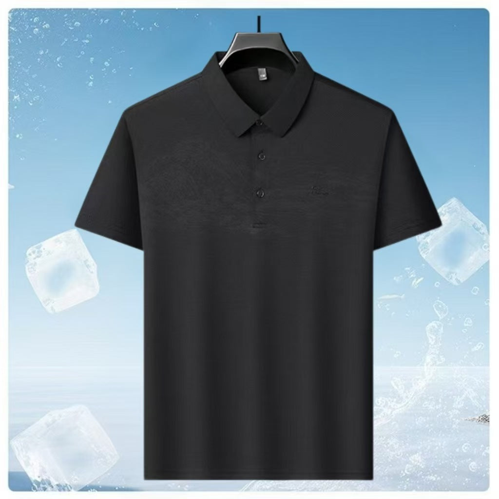 【Kupite 1, dobite 1 gratis】【M-4XL】Nova moška polo majica, ležerna poslovna, enobarvna, 6 barv