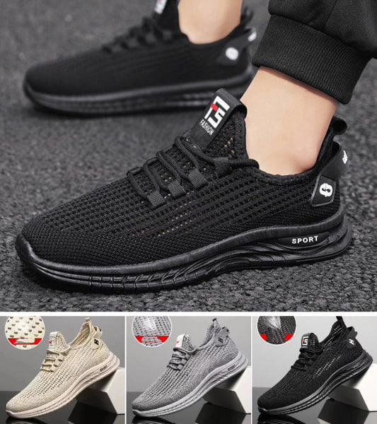 🔥💥👞【39-45】2025, novi pomladni in jesenski mrežasti čevlji za prosti čas, zračni, protizdrsni, moški športni copati