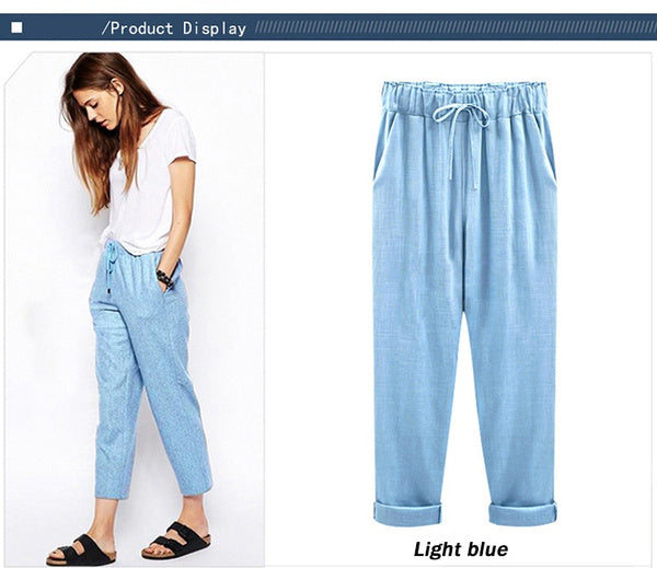 🔥【S-6XL】👖 Pantaloni casual pentru femei la modă nouă 2025💖40-120KG