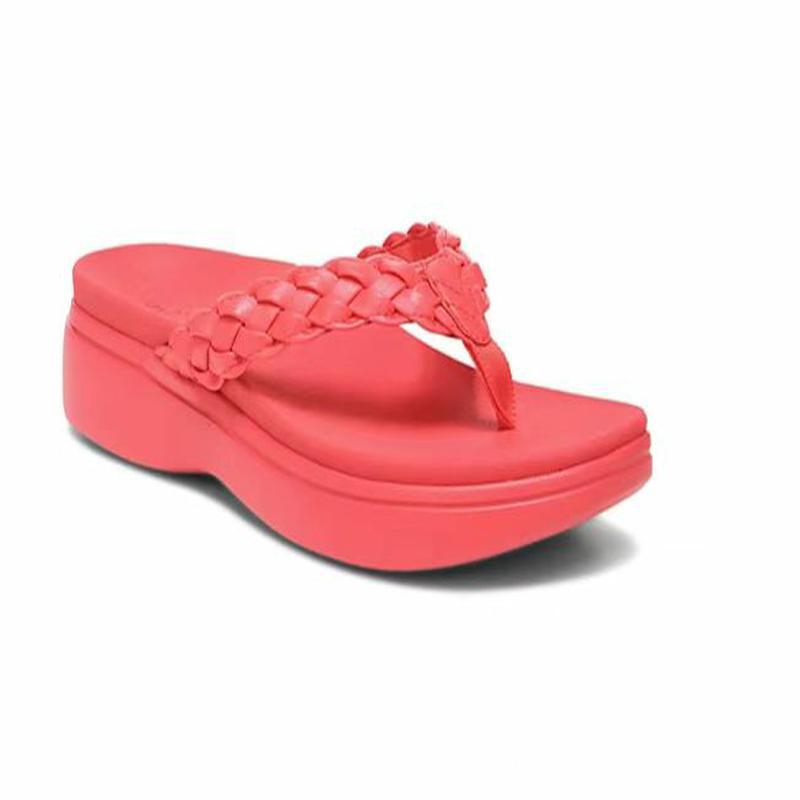 💞【50 % popust】【36-44】Modni japonki z debelim podplatom, ki povečajo višino