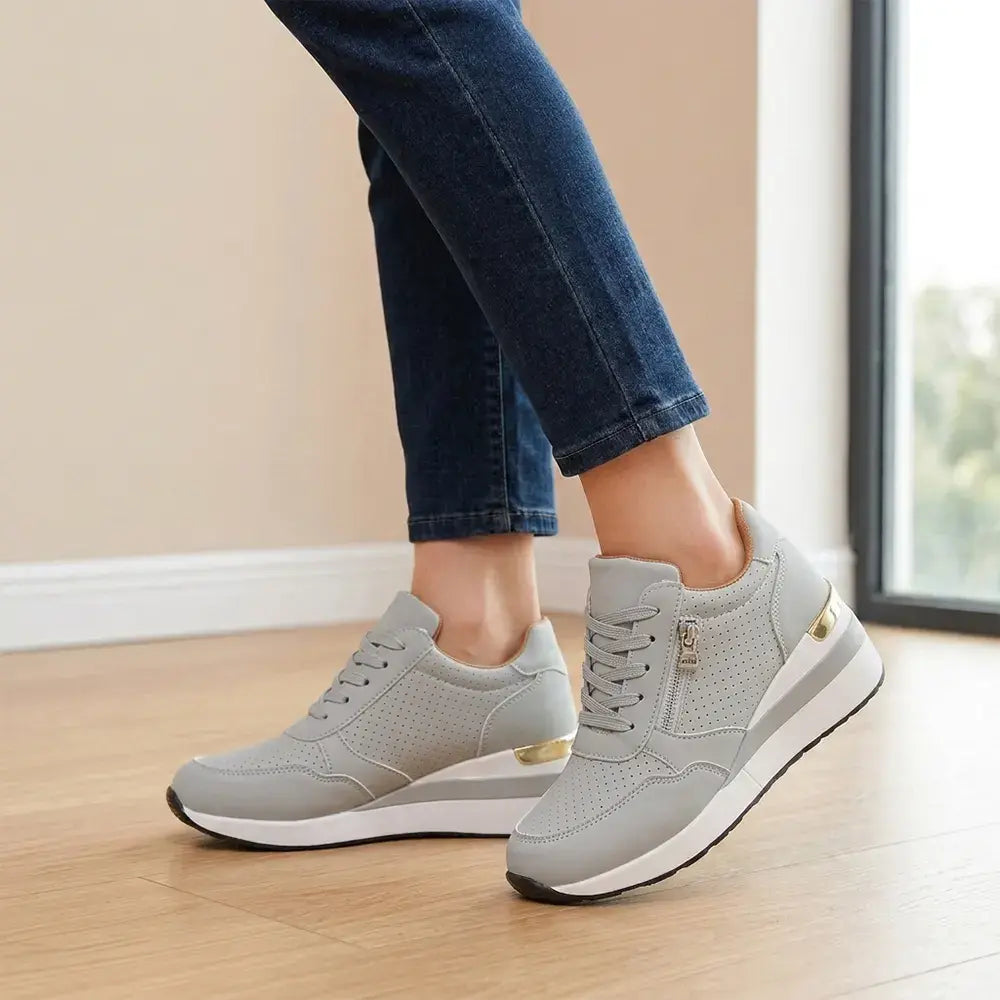 👟【36-43】Plus size tenisice na platformu: Lagane cipele s platformom za svakodnevno nošenje, udobne cipele za hodanje i vježbanje.
