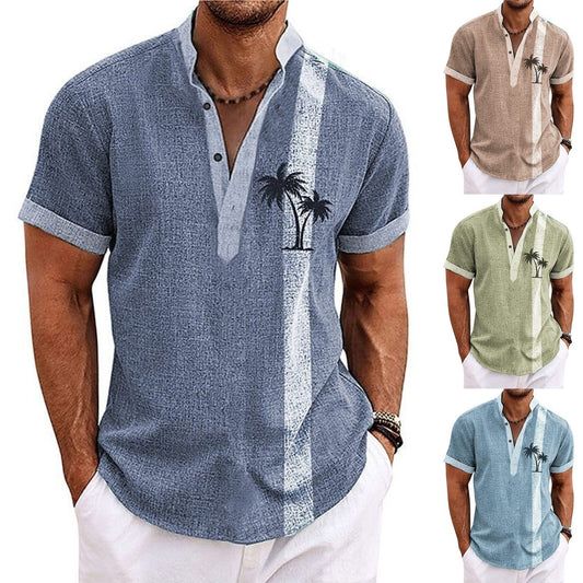 🧢🌴【S-6XL】Pánská ležérní košile 2025 ☀️ Z bavlny, ideální na dovolenou