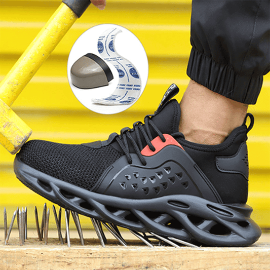 【Sleva na nový produkt】💥【39-48】Pánská pracovní obuv✅Prodyšná a nárazuvzdorná✅Odolná proti nárazům✅Protiskluzová✅Pohodlná