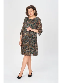 【🥇Най-продавани】💥【50% отстъпка】👗【S-5XL】Нова пролетна рокля с щампа 2025