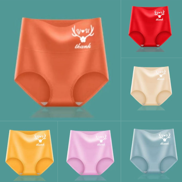 🔥Ostatni dzień promocji – rabat 50% - ✨【Zestaw 6 części za 129 zł】Majteczki damskie wysokiego stanu z wysokiej jakości bawełny✨️ (45–95 kg)