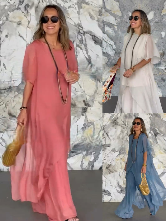 💥50% reducere🔴⚪️🔵【S-5XL】Rochie de înaltă calitate, confortabilă și la modă