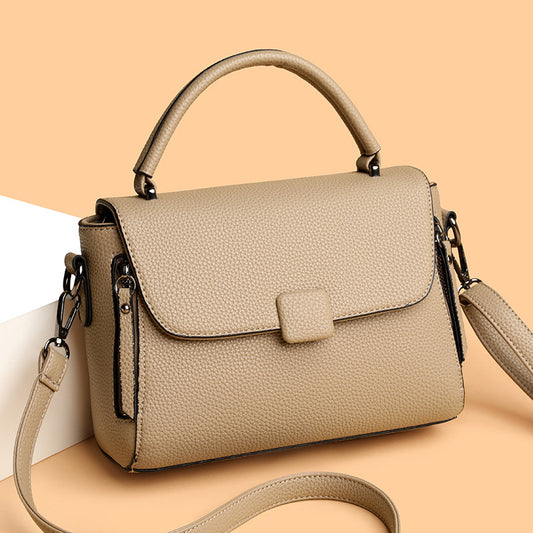 👜💖Nová módní a všestranná dámská kabelka z roku 2025, velká kapacita, více přihrádek, malá čtvercová taška přes rameno/crossbody, jednoduchý design