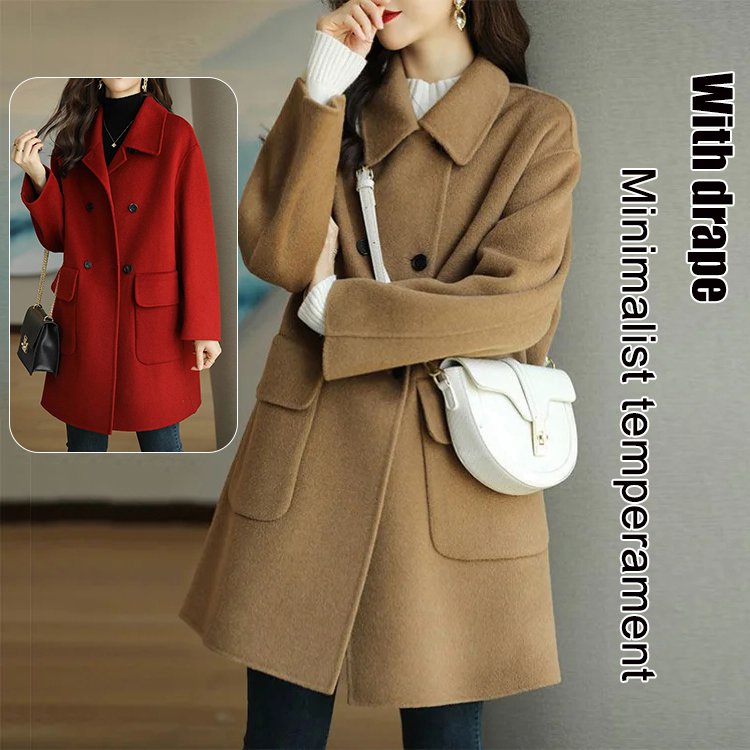 🌈🩰Akció 39% : Új őszi–téli, kiváló minőségű, dupla kasmírzakó – több évszakra is alkalmas ✅