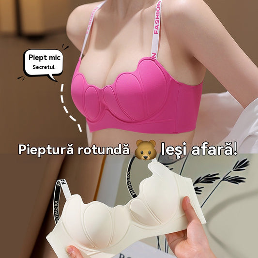 😍【Paket 3 kosov】modrček v obliki cvetnega lista brez žice❤️【40–85 kg】