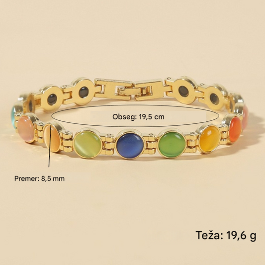 【Kupite 1, dobite 1 gratis】Elegantna magnetna zapestnica z zlatimi mačjimi očesi