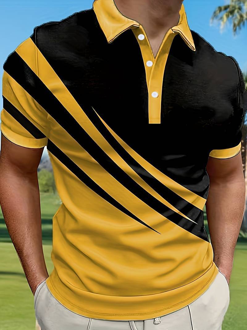 🔥👔【S-6XL】Nová letní pruhovaná polokošile