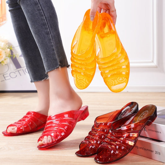 🔥👡【Cumpără 1, primești al doilea gratuit】【36-41】👡 Papuci ortopedici din PVC - confortabili și antiderapanți - ideali pentru vară!