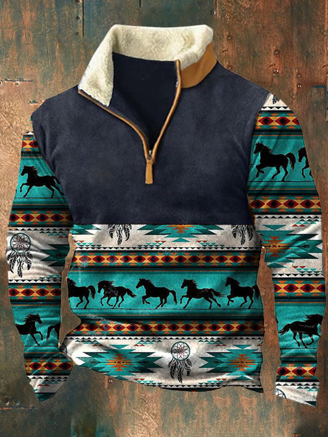 đă35% KEDVEZMĂNYăăS-4XLă2025-ös Ćszi-tĂ©li fĂ©rfi divatos, meleg hosszĂș ujjĂș pulĂłver 3D nyomattal