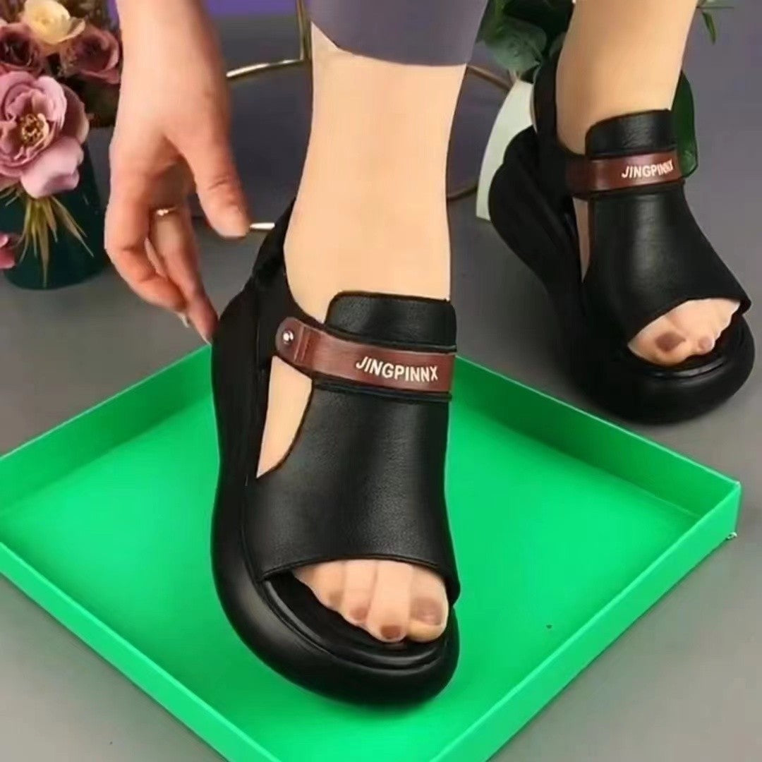 🔥🔥【50% OFF!!!】🥿Vara 2025 nou stil moda sandale cu talpa groasa platforma sandale cu toc inalt