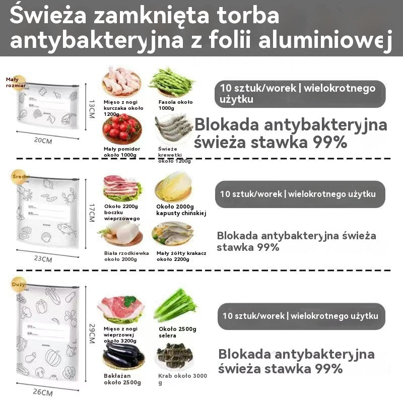 【30 sztuk w zestawie】Zapinana na suwak aluminiowa torba do przechowywania, nieprzepuszczająca światła, wielokrotnego użytku, łatwa do opisania, co ułatwia przechowywanie.