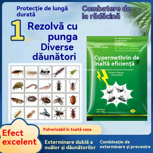 🦟【10 pliculețe】❤️Special conceput pentru a ucide țânțarii și muștele din ferme, un pachet ucide puricii/lăcustele/gândacii de bucătărie/muștele/țânțarii!
