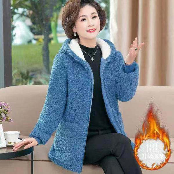 đ„ăSzezonĂĄlis ajĂĄnlatokăăM-4XLă2025 Laza, hosszĂș ujjĂș kapucnis plĂŒss kabĂĄt