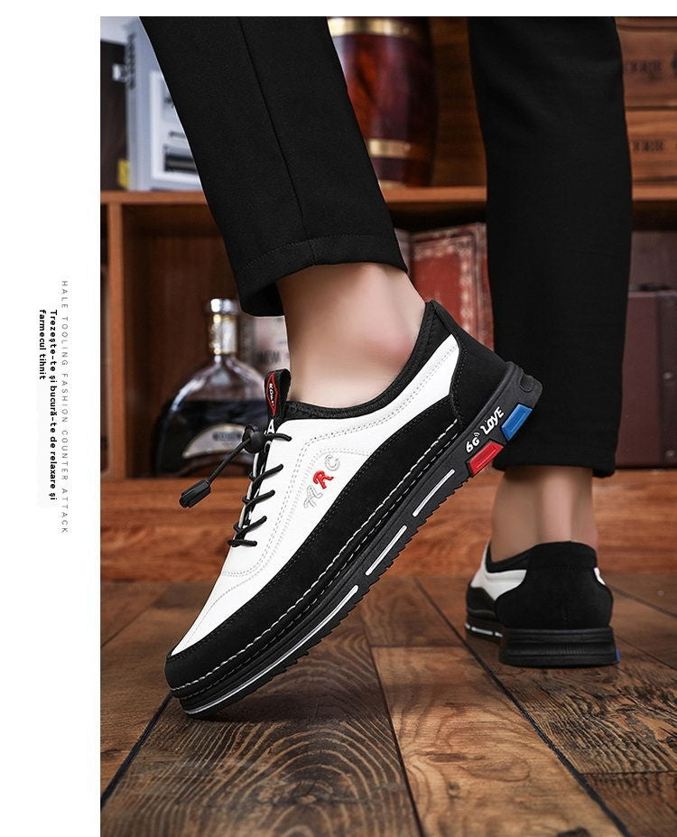 🔥🔥【39–48】【Nova kolekcija – akcijska cena】Moški poslovni čevlji iz vodoodpornega usnja – Mehki podplat, udobni za celodnevno nošenje