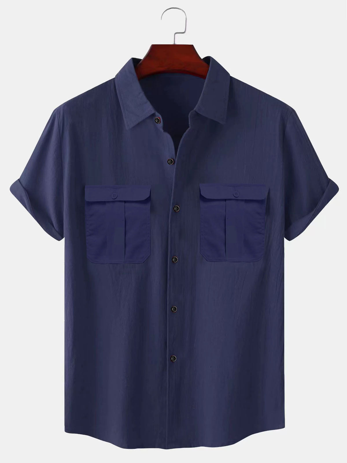 【🔥Letní výprodej🔥】✨🎉【M-5XL】Nová letní pánská jednoduchá ležérní lněná košile 2025