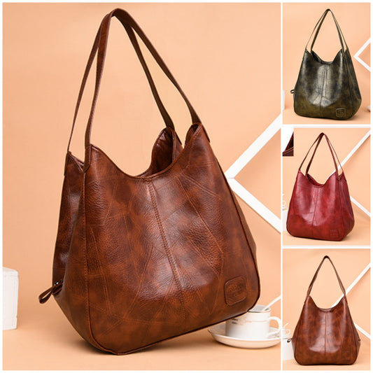 💖👜💖Nova mekana kožna torba za rame velikog kapaciteta - svestrana modna ženska torbica