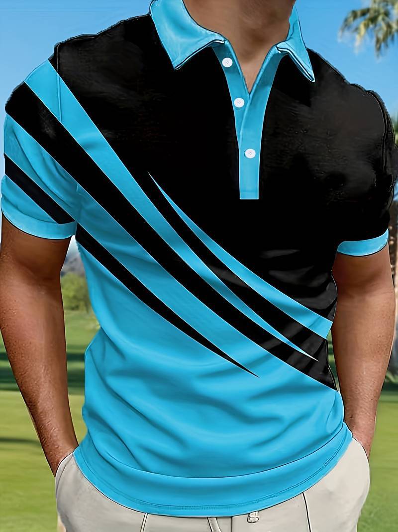 🔥👔【S-6XL】Nová letní pruhovaná polokošile
