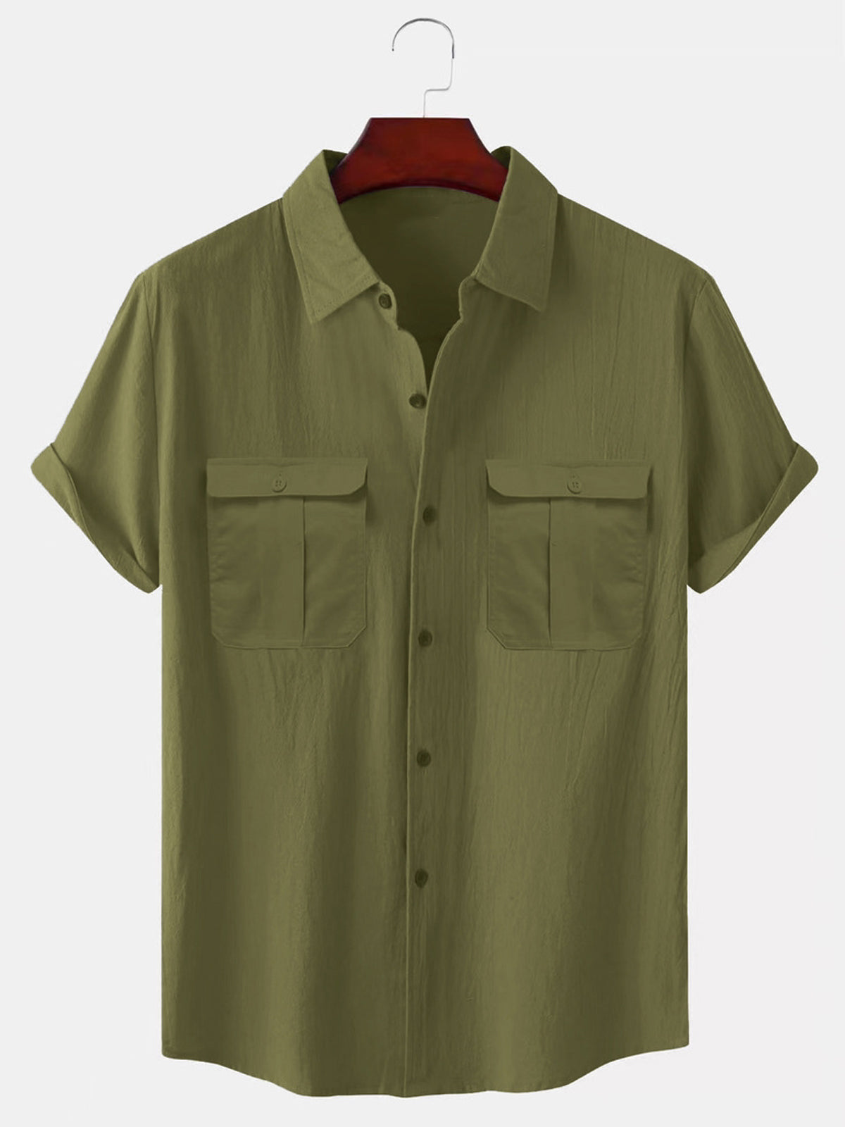 【🔥Letní výprodej🔥】✨🎉【M-5XL】Nová letní pánská jednoduchá ležérní lněná košile 2025