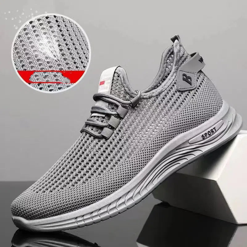 🔥💥👞【39-45】2025, novi pomladni in jesenski mrežasti čevlji za prosti čas, zračni, protizdrsni, moški športni copati