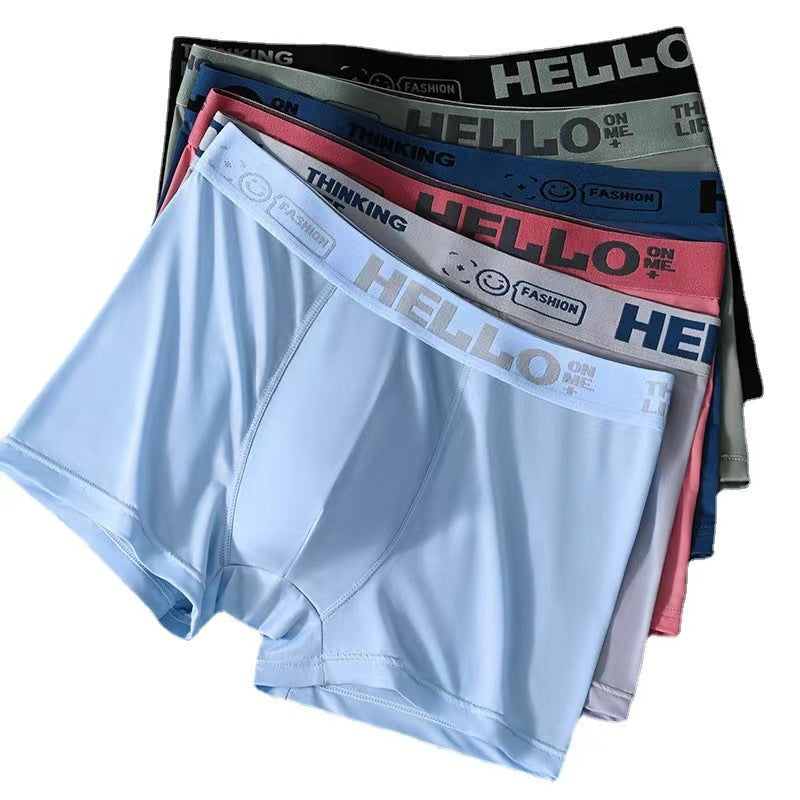 🔥【Balení 6 kusů】🧊 50% sleva --- Pánské antibakteriální modální boxerky ve tvaru U pro větší velikosti