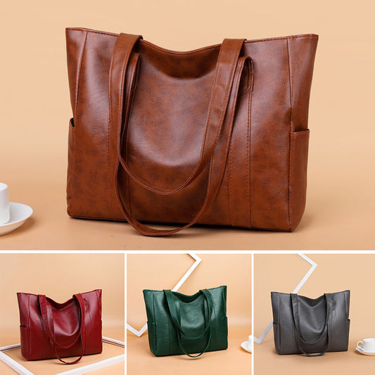 ✨👜【50% popust】【Velika kapaciteta】Ženska torba za čez ramo iz mehkega usnja, novost 2025.