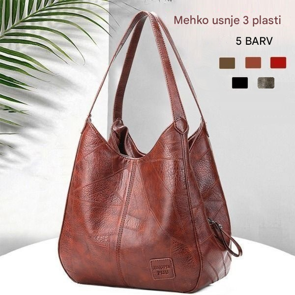 💖👜💖Nová velkokapacitní kabelka přes rameno z měkké kůže - všestranná módní dámská kabelka