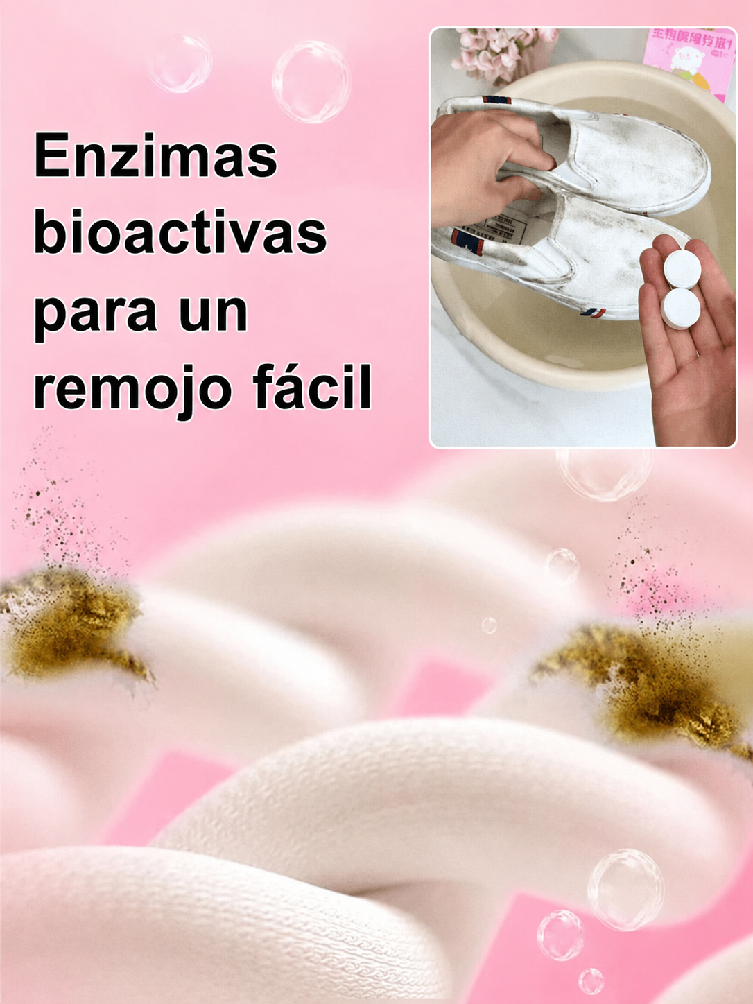 🎁【Nueva fórmula japonesa】Quitamanchas universal para ropa blanca y manchas difíciles ✅️Pago contra entrega