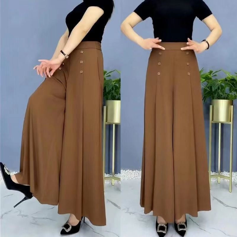 💖【Kupite 1, dobite 1 brezplačno 】【M-5XL】Modno žensko široko plisirano krilo z visokim pasom