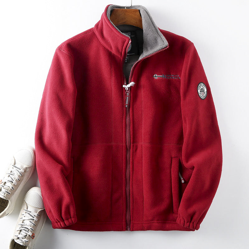 🎁🌞【S-3XL】 Moška Flis Jopica – Popolna Kombinacija Stila, Udobja in Topline za Vse Pogoje