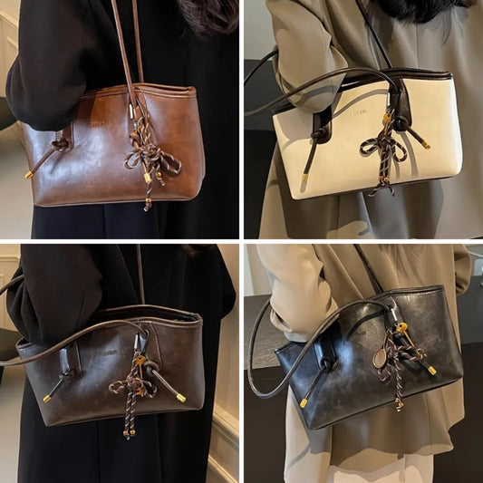 Retro torba za čez ramo z veliko prostornino