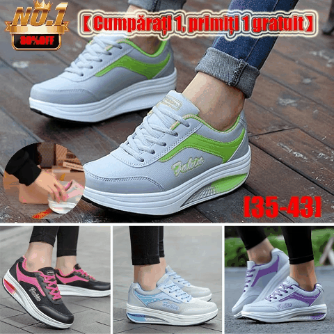 【Sleva 50 %】【35-43】Dámská módní, prodyšná, ležérní sportovní obuv