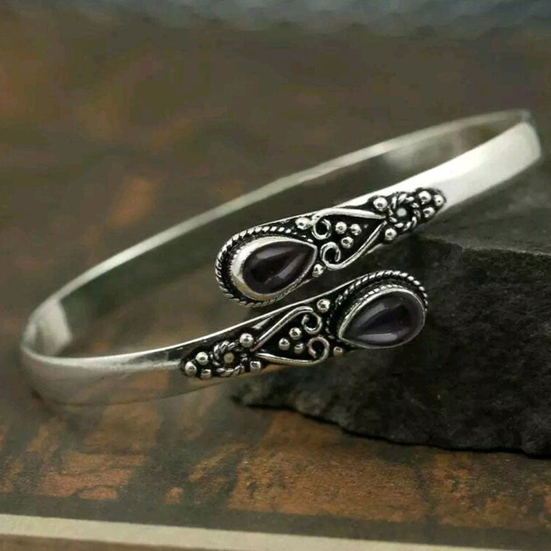 ✨🌺【50% sleva】 Časově omezená propagace🔥Roční náramek z drahých kamenů v etnickém stylu