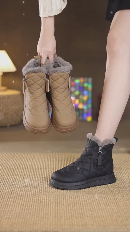 👢【35-41】Nov model za jesen in zimo, vodoodporni, nedrseči, topli in modni, kratki škornji z mehkim podplatom