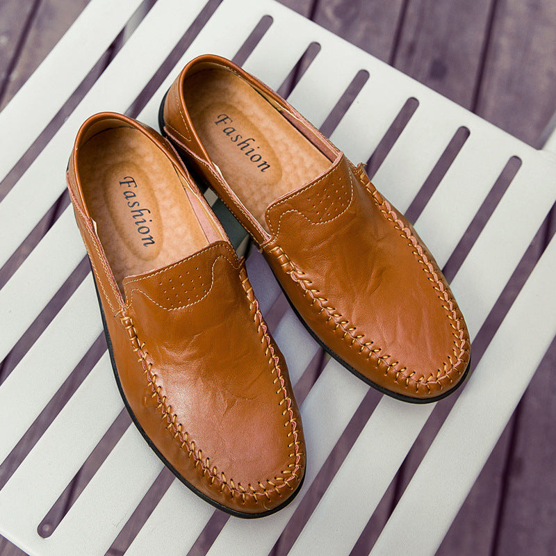 🔥👞【39-44】Zapatos casuales modernos de piel de becerro para hombre ✅Pago contra entrega ✅2 artículos con un 70% de descuento