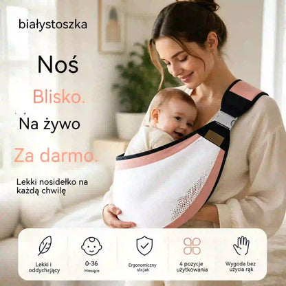 👶 Lekkie, ergonomiczne nosidełko dla dziecka | Idealne na spacery i podróże ✈️